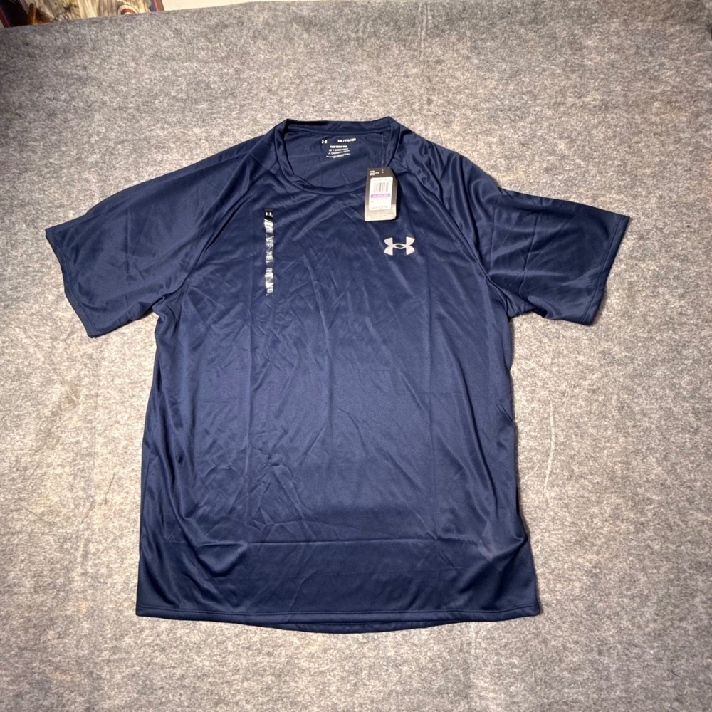 Under Armour Tech 2.0 Mens SS Tee 2XL Blue Short Sleeve Athletic Shirt NWT